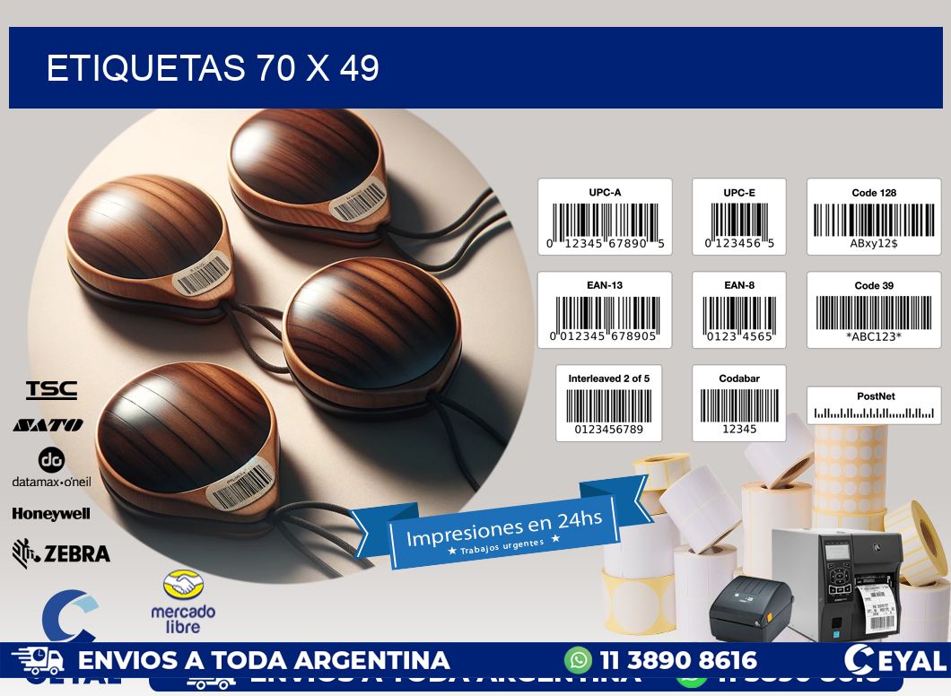 ETIQUETAS 70 x 49