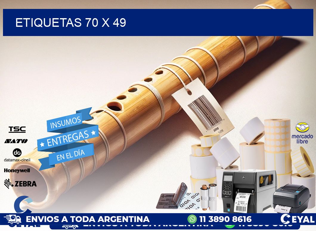 ETIQUETAS 70 x 49