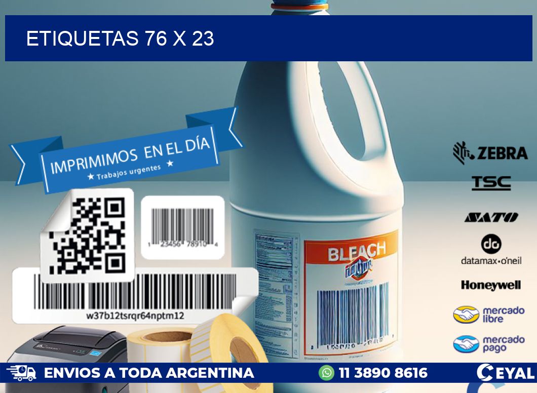 ETIQUETAS 76 x 23