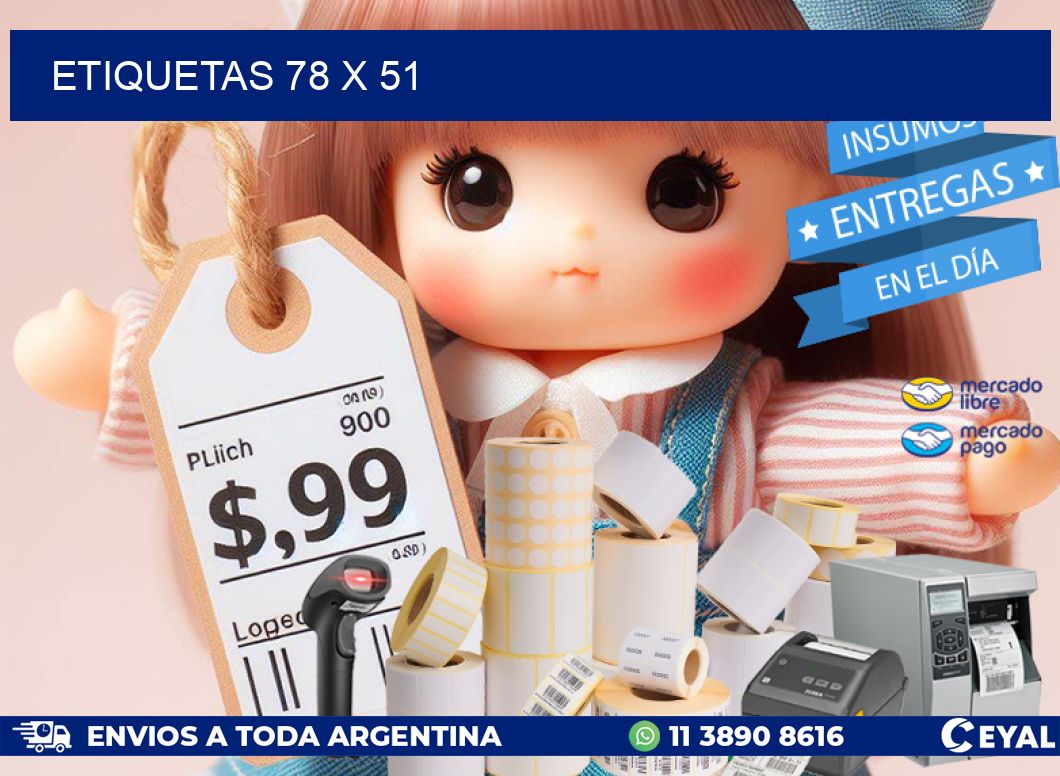 ETIQUETAS 78 x 51