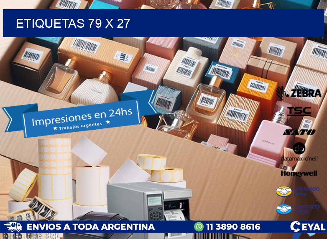 ETIQUETAS 79 x 27
