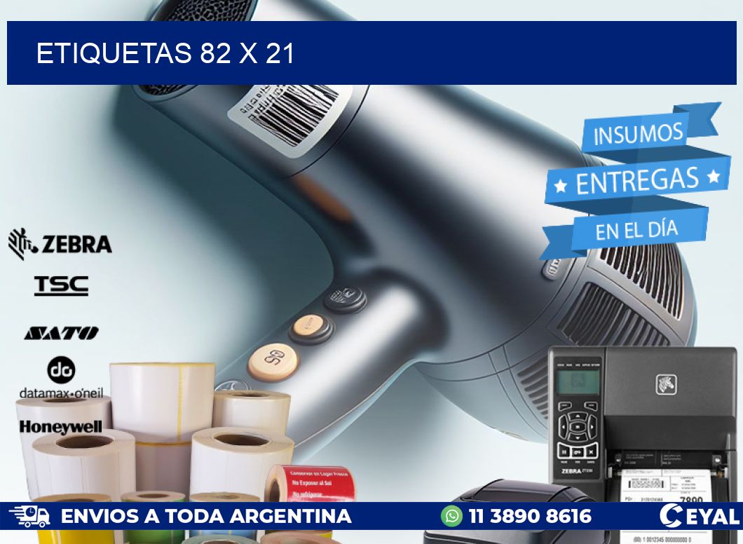 ETIQUETAS 82 x 21