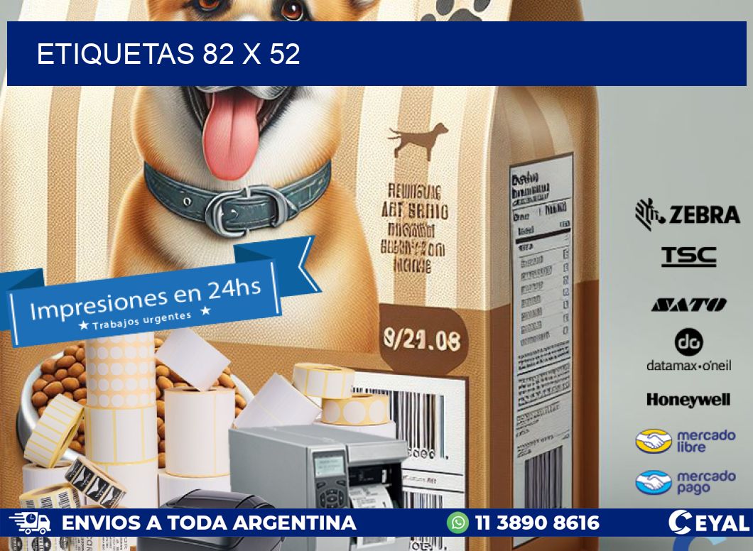 ETIQUETAS 82 x 52