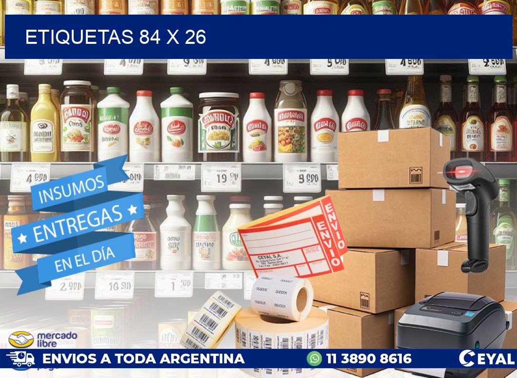ETIQUETAS 84 x 26