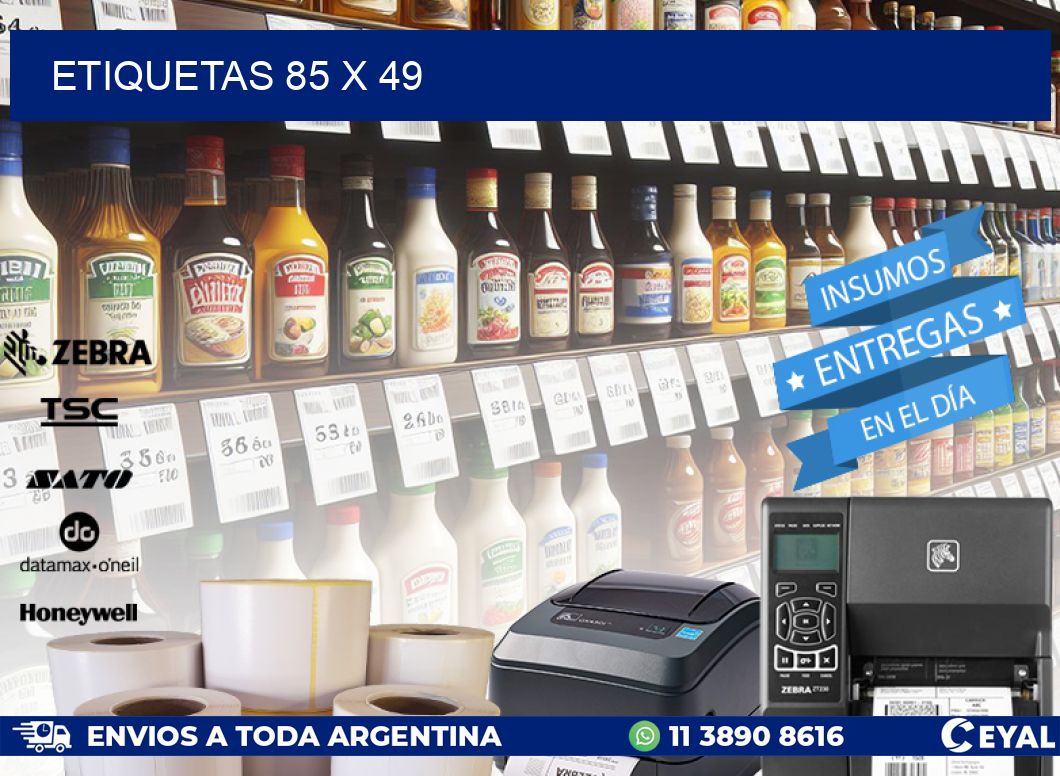 ETIQUETAS 85 x 49