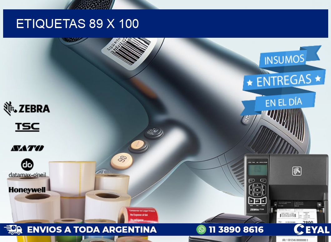 ETIQUETAS 89 x 100