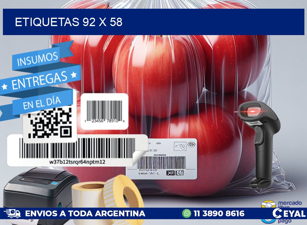 ETIQUETAS 92 x 58