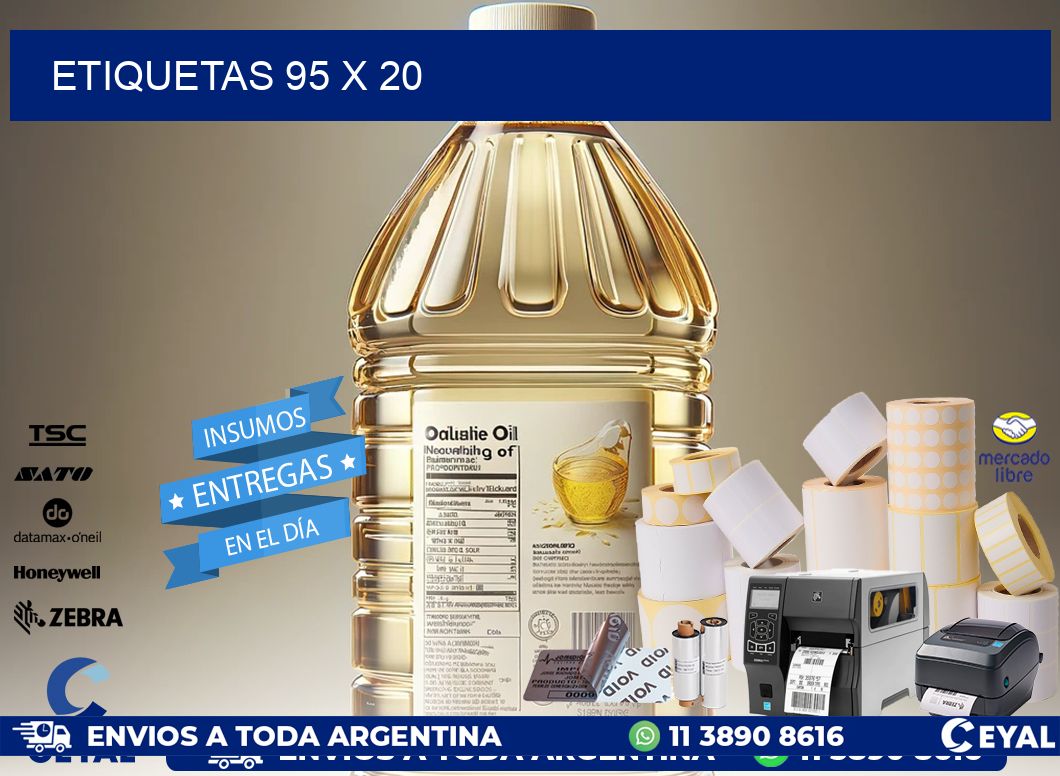 ETIQUETAS 95 x 20