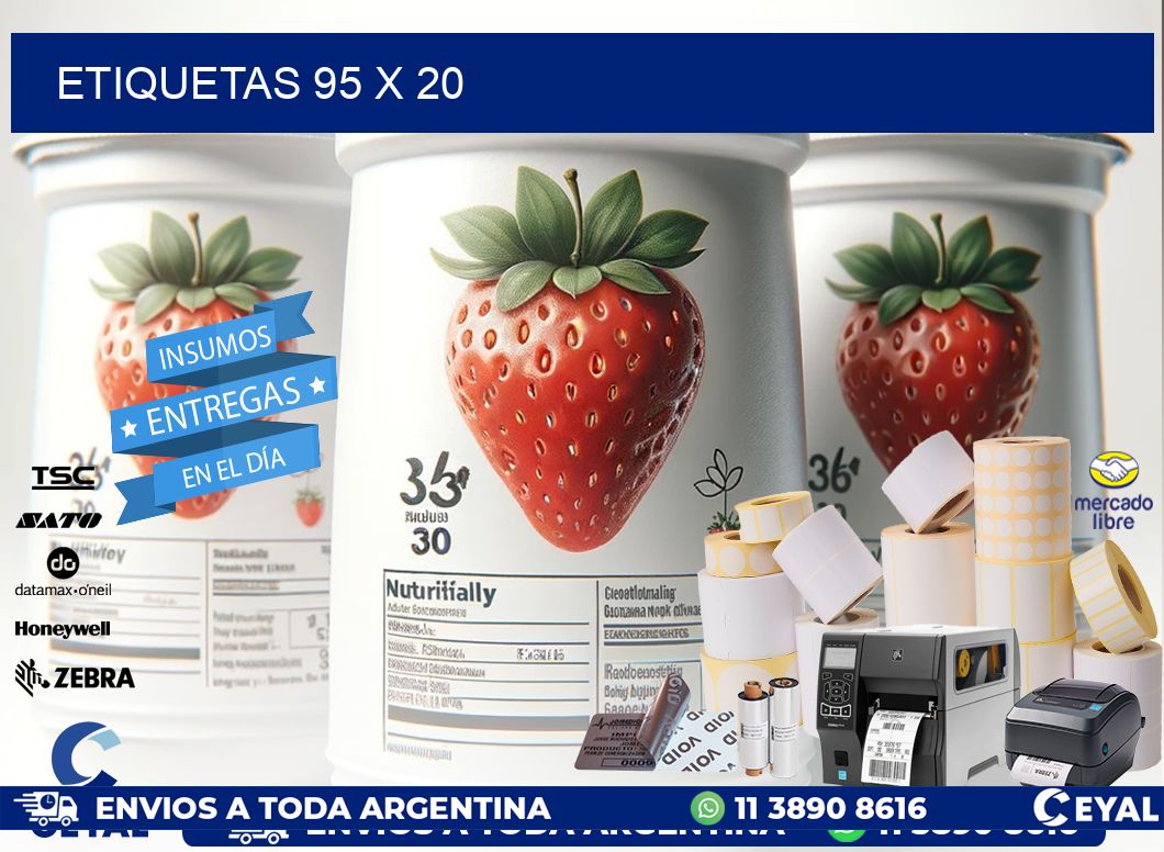 ETIQUETAS 95 x 20