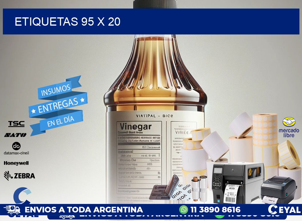 ETIQUETAS 95 x 20