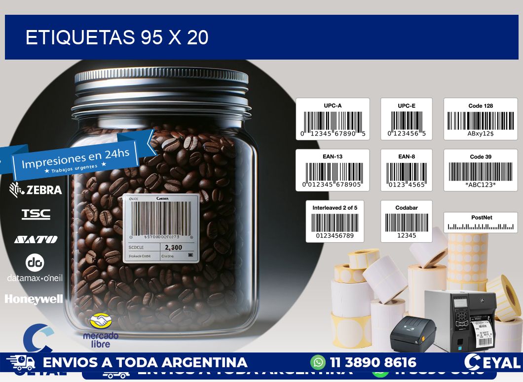 ETIQUETAS 95 x 20