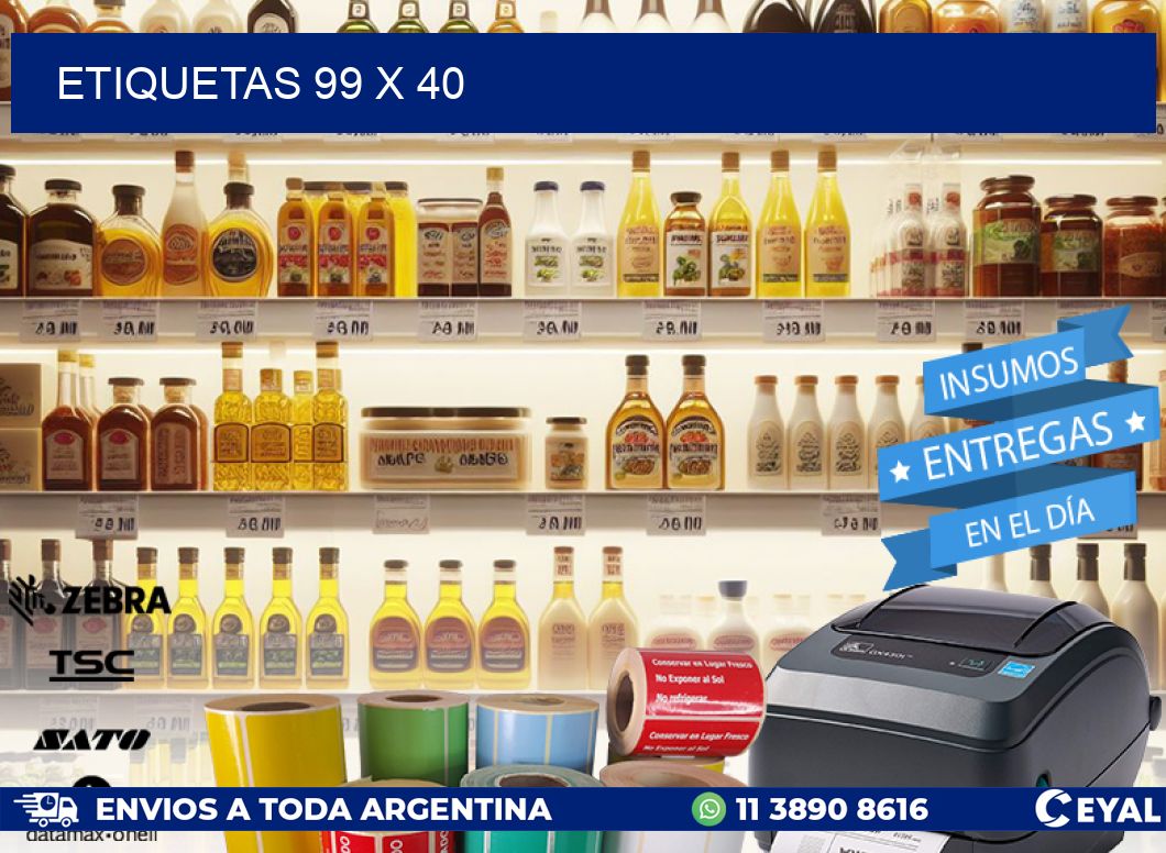 ETIQUETAS 99 x 40