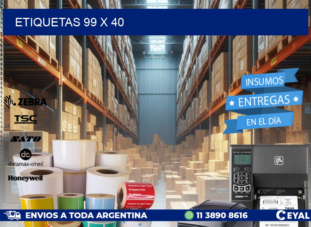 ETIQUETAS 99 x 40
