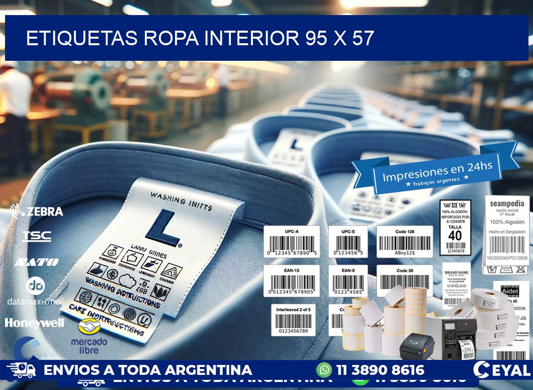 ETIQUETAS ROPA INTERIOR 95 x 57
