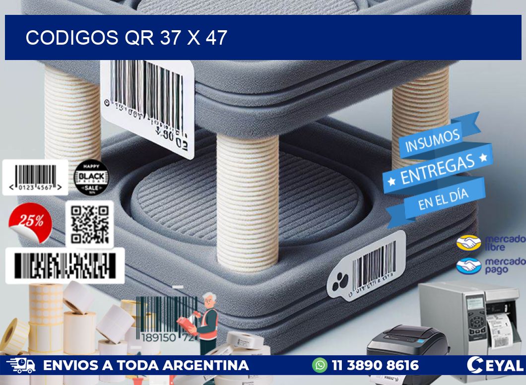 CODIGOS QR 37 x 47