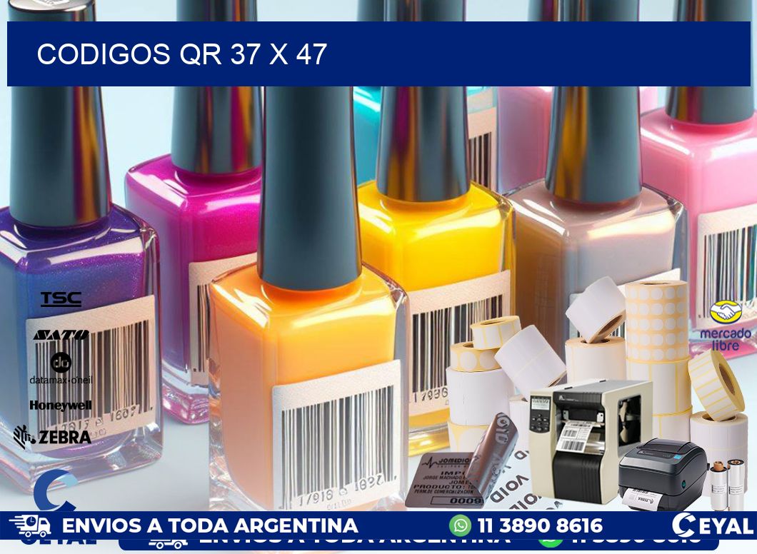CODIGOS QR 37 x 47