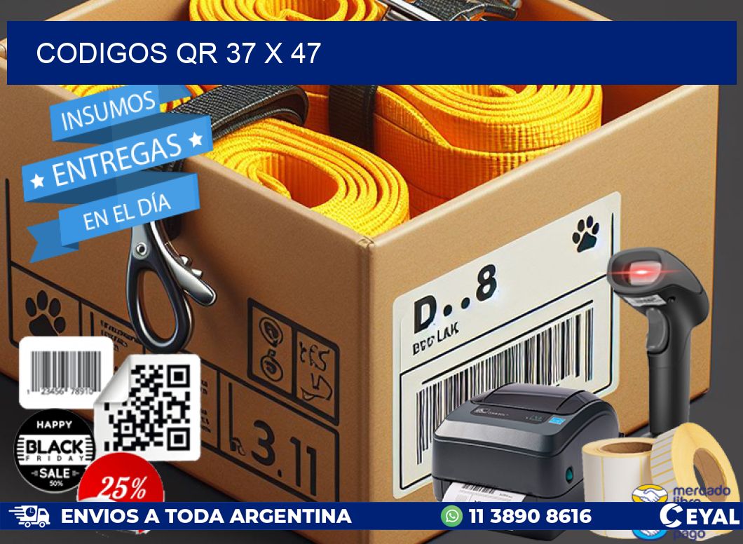 CODIGOS QR 37 x 47