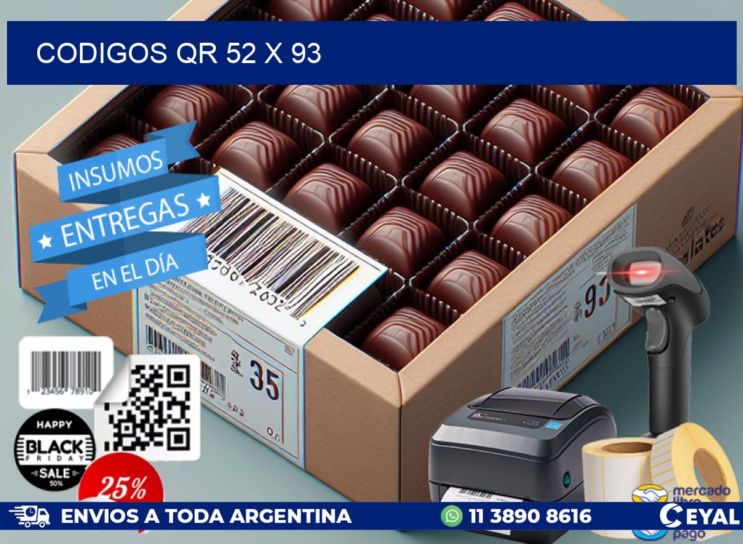 CODIGOS QR 52 x 93