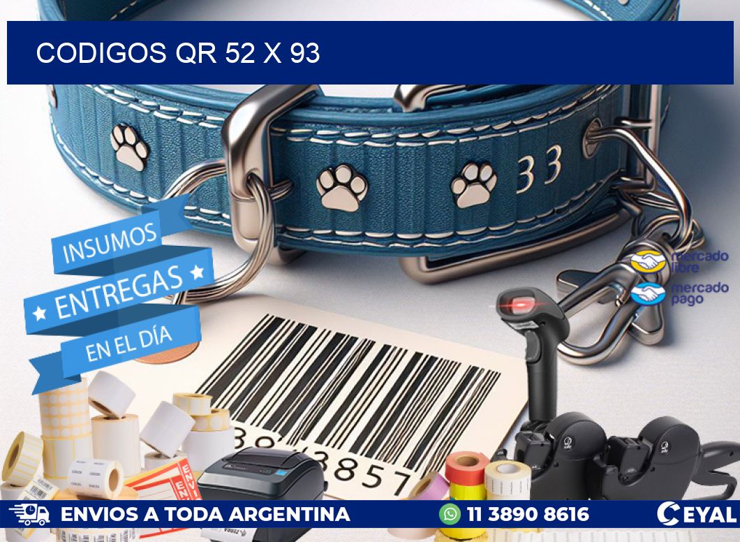 CODIGOS QR 52 x 93