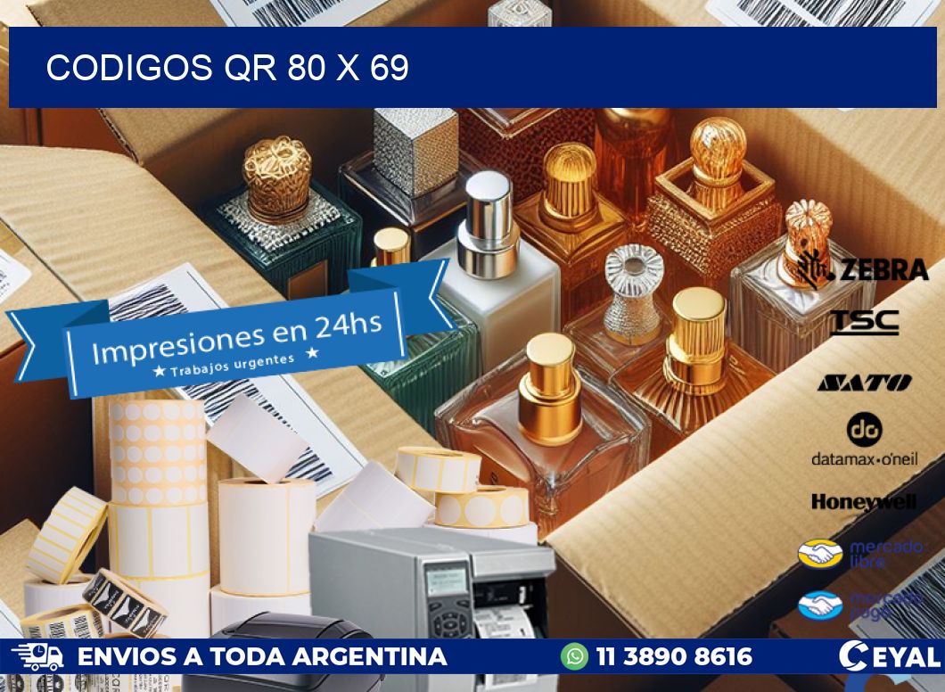 CODIGOS QR 80 x 69