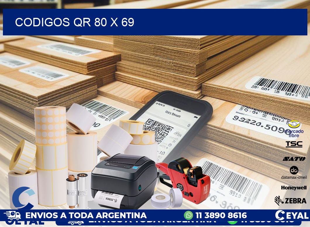 CODIGOS QR 80 x 69