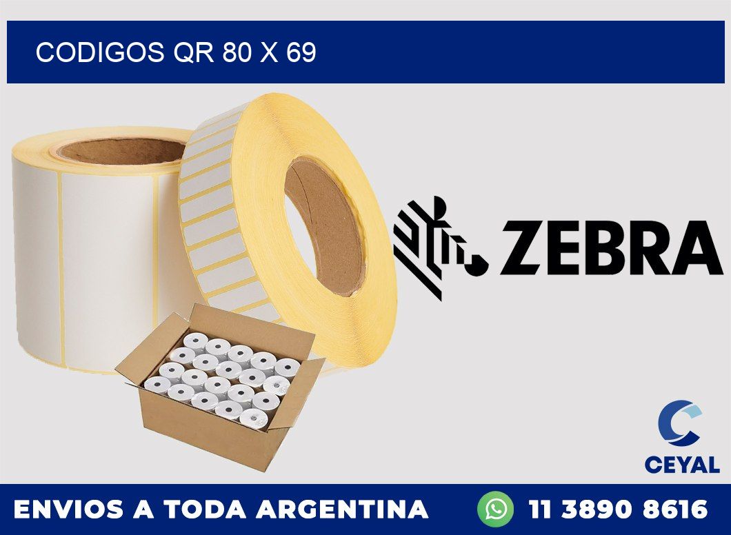 CODIGOS QR 80 x 69