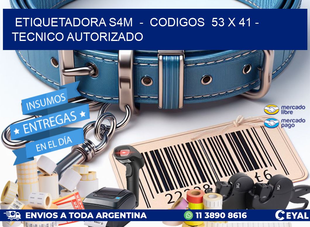 ETIQUETADORA S4M - CODIGOS 53 x 41 - TECNICO AUTORIZADO