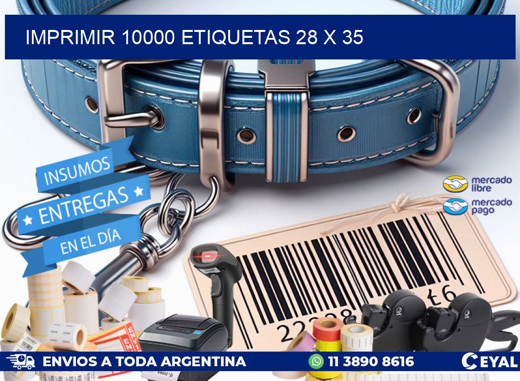 IMPRIMIR 10000 ETIQUETAS 28 x 35