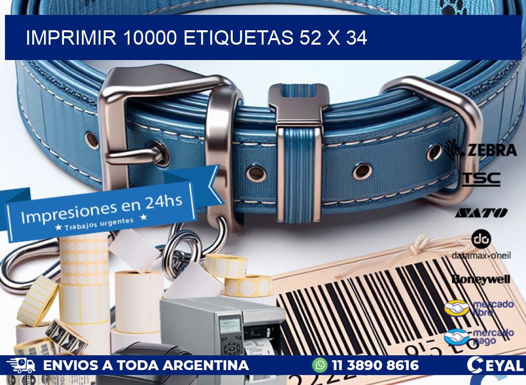 IMPRIMIR 10000 ETIQUETAS 52 x 34