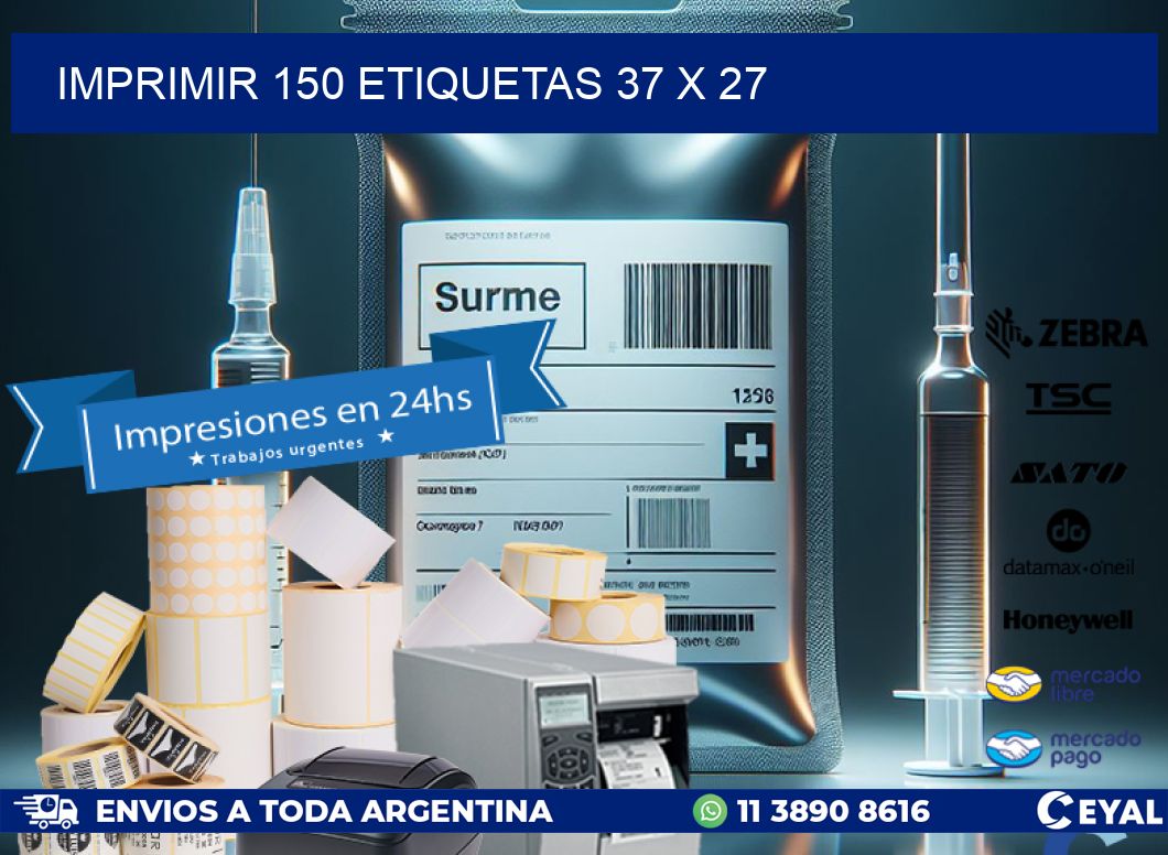 IMPRIMIR 150 ETIQUETAS 37 x 27