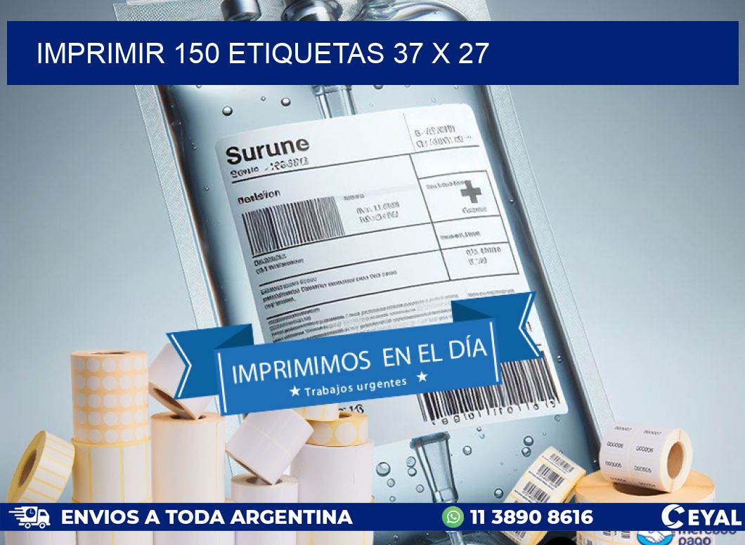 IMPRIMIR 150 ETIQUETAS 37 x 27