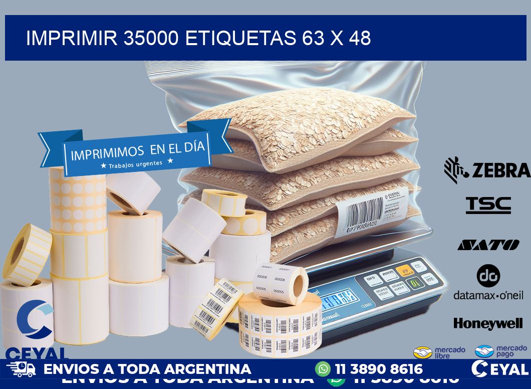IMPRIMIR 35000 ETIQUETAS 63 x 48