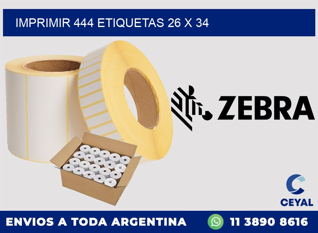 IMPRIMIR 444 ETIQUETAS 26 x 34