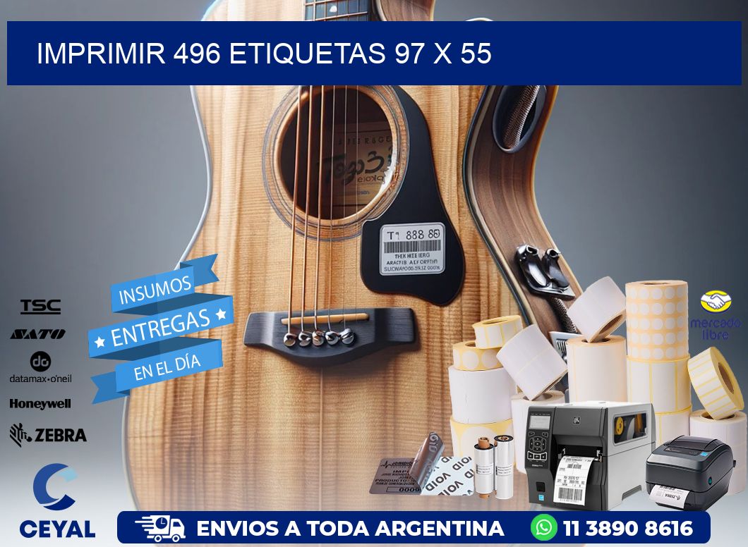 IMPRIMIR 496 ETIQUETAS 97 x 55
