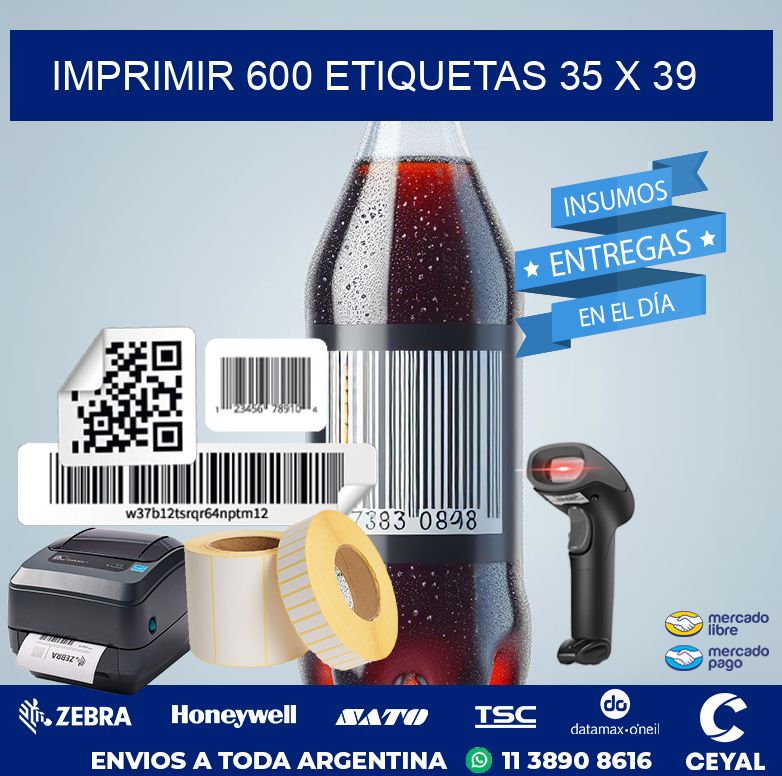 IMPRIMIR 600 ETIQUETAS 35 x 39