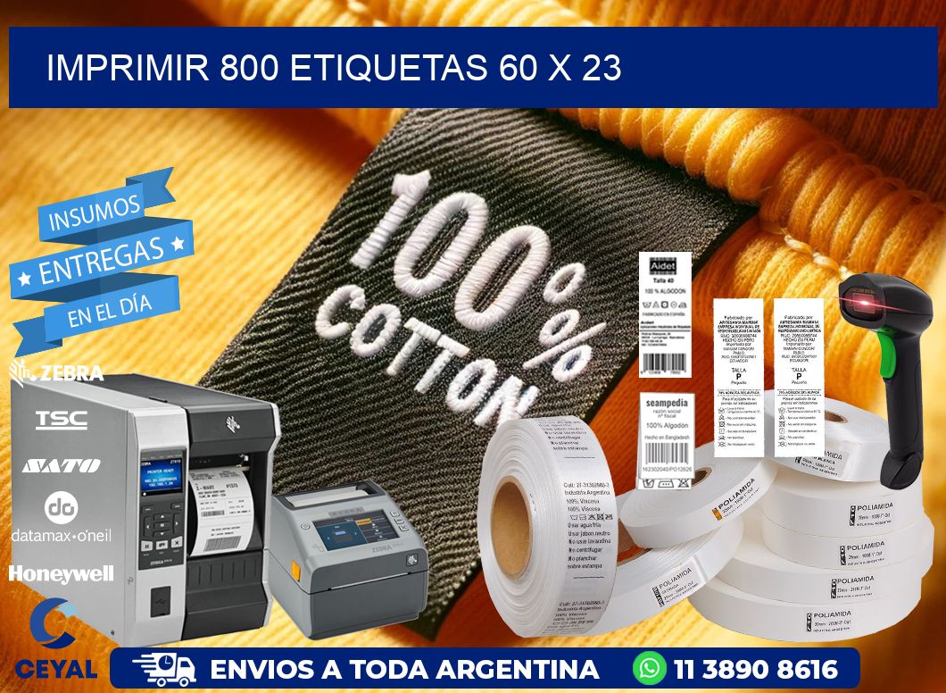 IMPRIMIR 800 ETIQUETAS 60 x 23