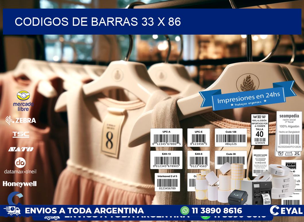 codigos de barras 33 x 86
