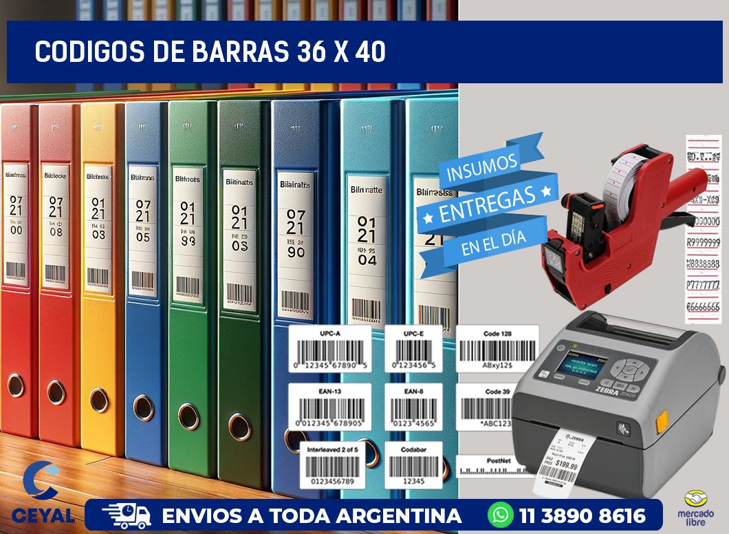codigos de barras 36 x 40