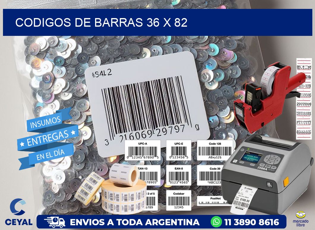 codigos de barras 36 x 82