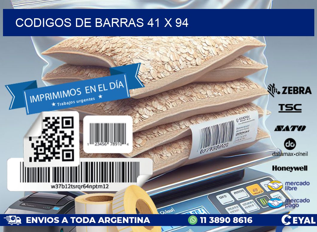 codigos de barras 41 x 94