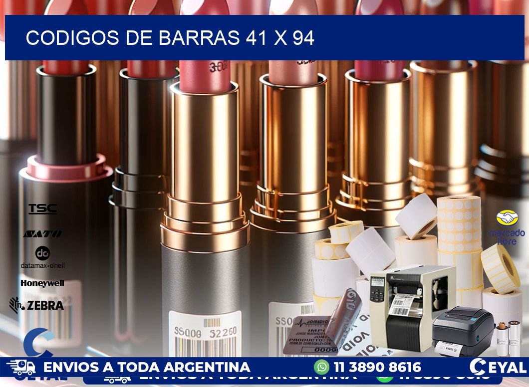 codigos de barras 41 x 94