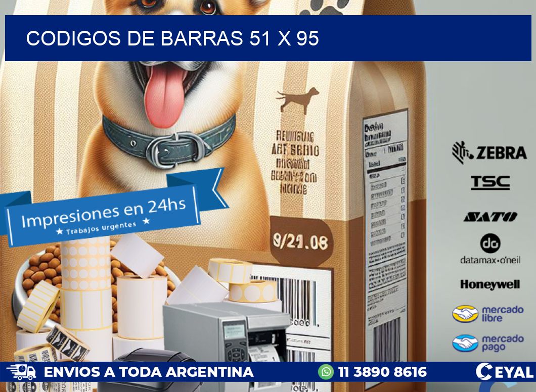 codigos de barras 51 x 95