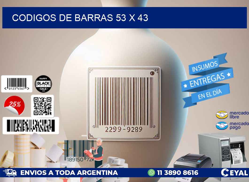 codigos de barras 53 x 43