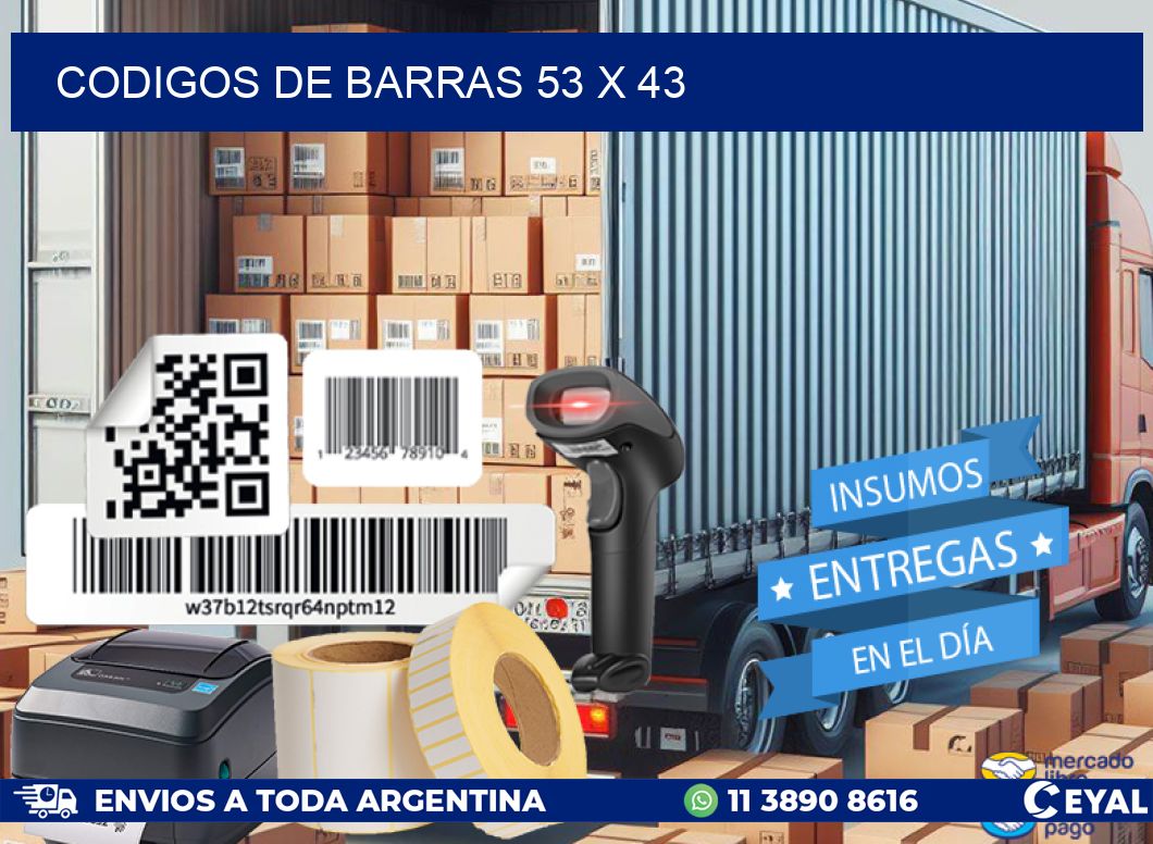 codigos de barras 53 x 43