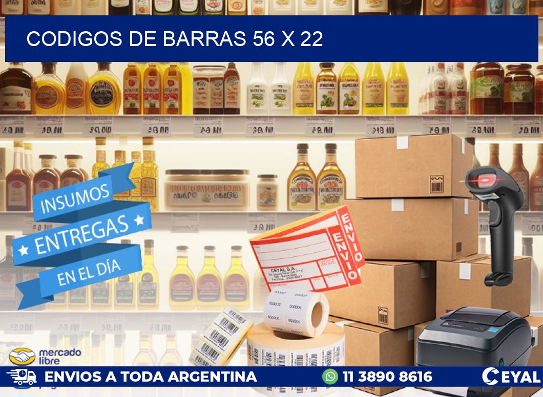 codigos de barras 56 x 22