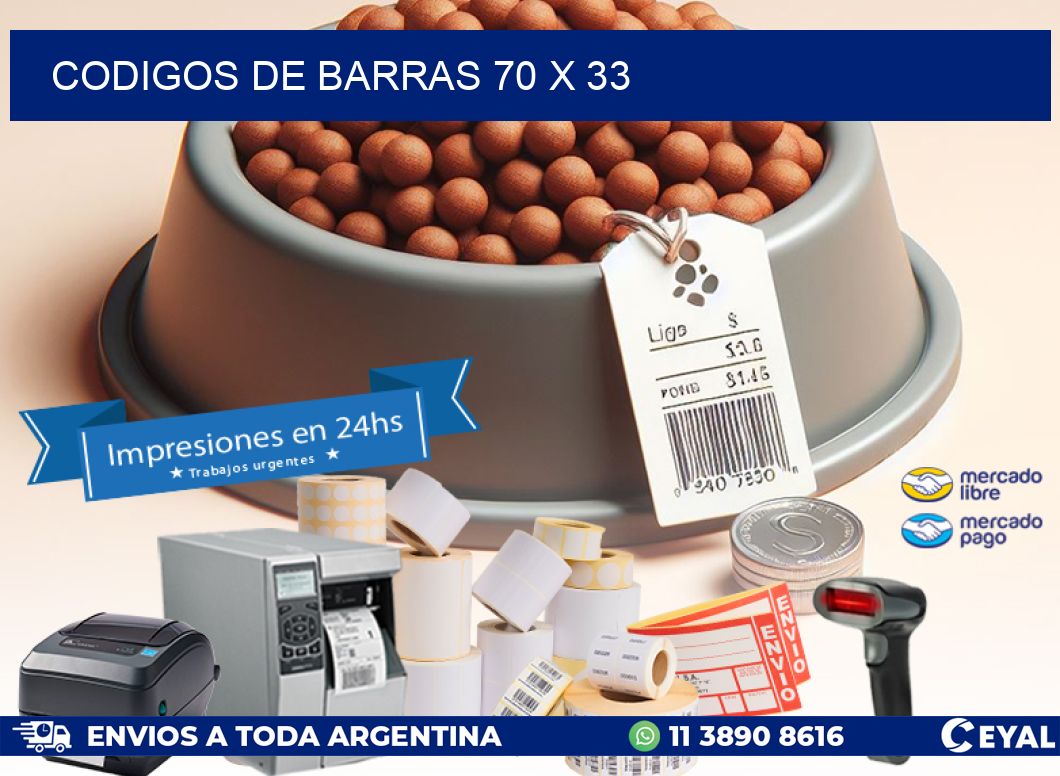 codigos de barras 70 x 33
