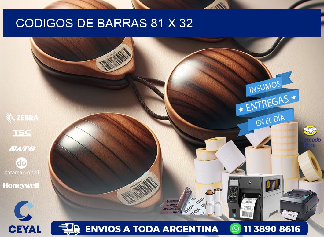 codigos de barras 81 x 32