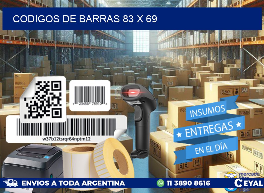 codigos de barras 83 x 69