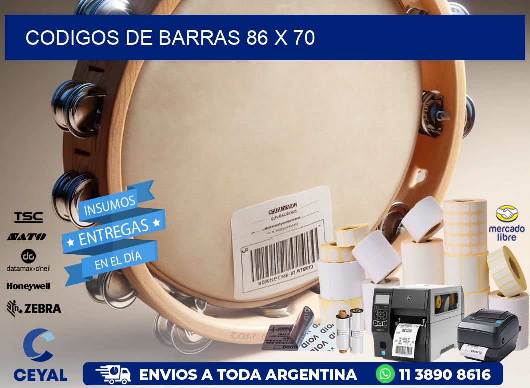 codigos de barras 86 x 70