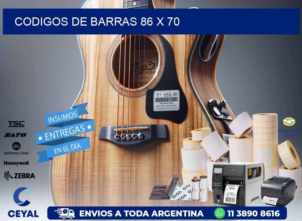 codigos de barras 86 x 70